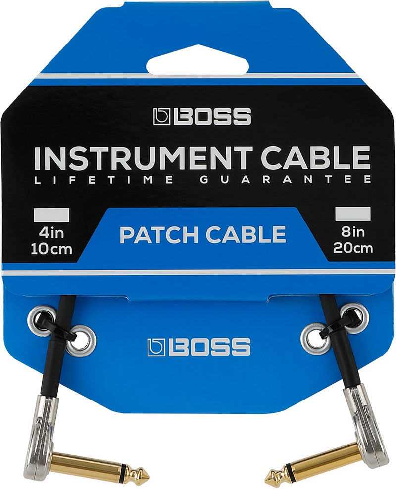 Boss PC-4-3 Pancake Cable Slimline Patch Cable Pack (3-Pack)
