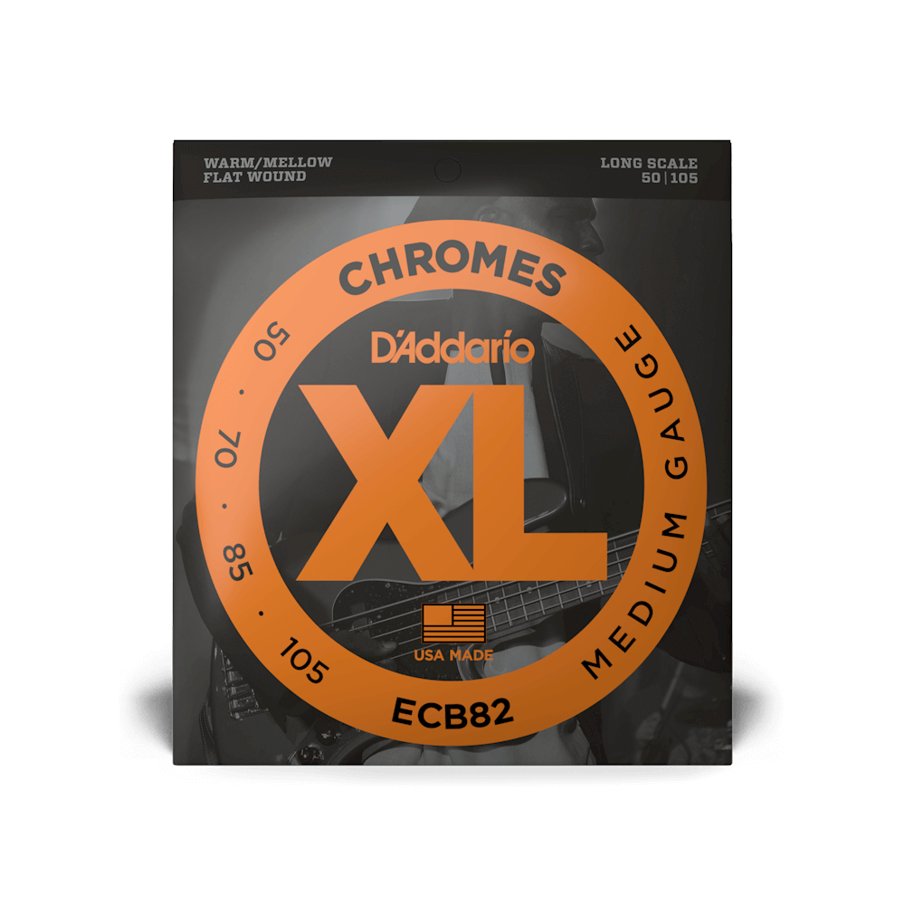 D'Addario XL Chromes Flatwound Bass Strings (Various)