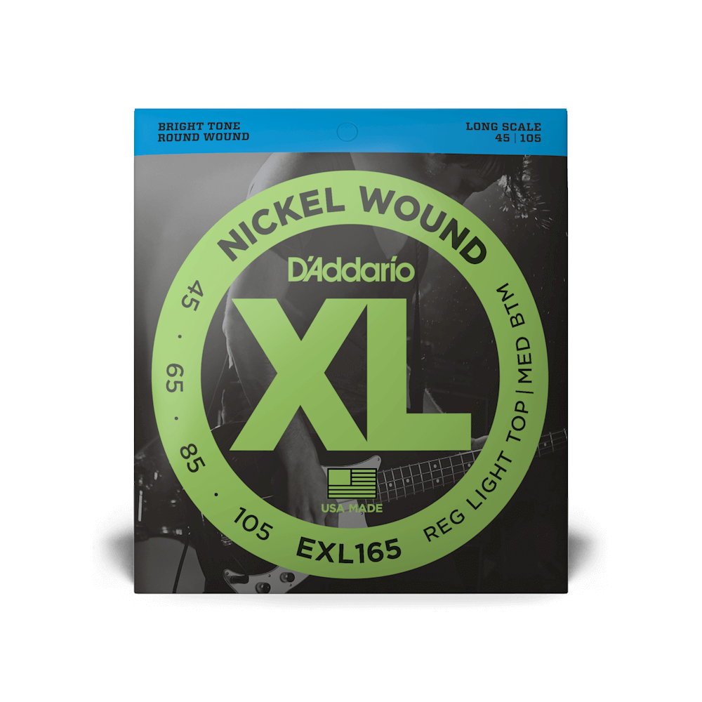 D'Addario XL Nickel Wound Bass Guitar Strings