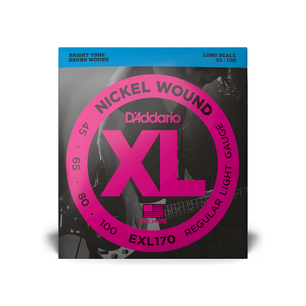 D'Addario XL Nickel Wound Bass Guitar Strings