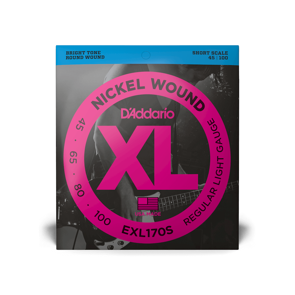 D'Addario XL Nickel Wound Bass Guitar Strings
