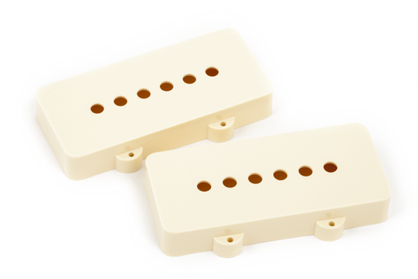 Fender Jazzmaster Pickup Cover Set (Aged White)