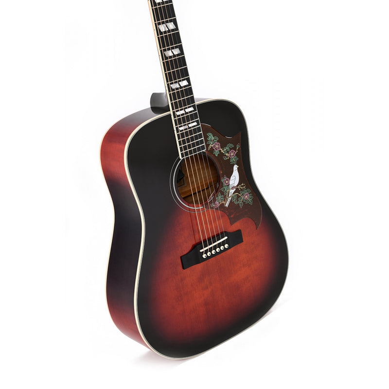 Sigma DA-SG7 Dove Dreadnought Acoustic Guitar (Pickup, Gig Bag)