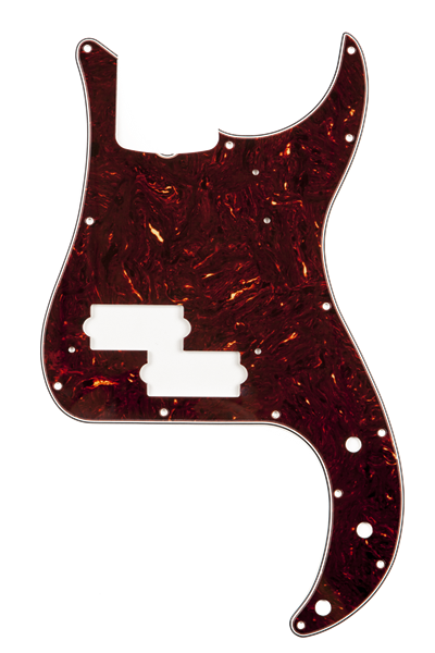 Fender Pure Vintage Pickguard '63 Precision Bass (13-Hole Mount, Brown Shell, 3-Ply)