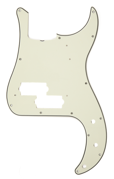 Fender Pure Vintage Pickguard, '63 Precision Bass, 13-Hole Mount, Mint Green, 3-Ply