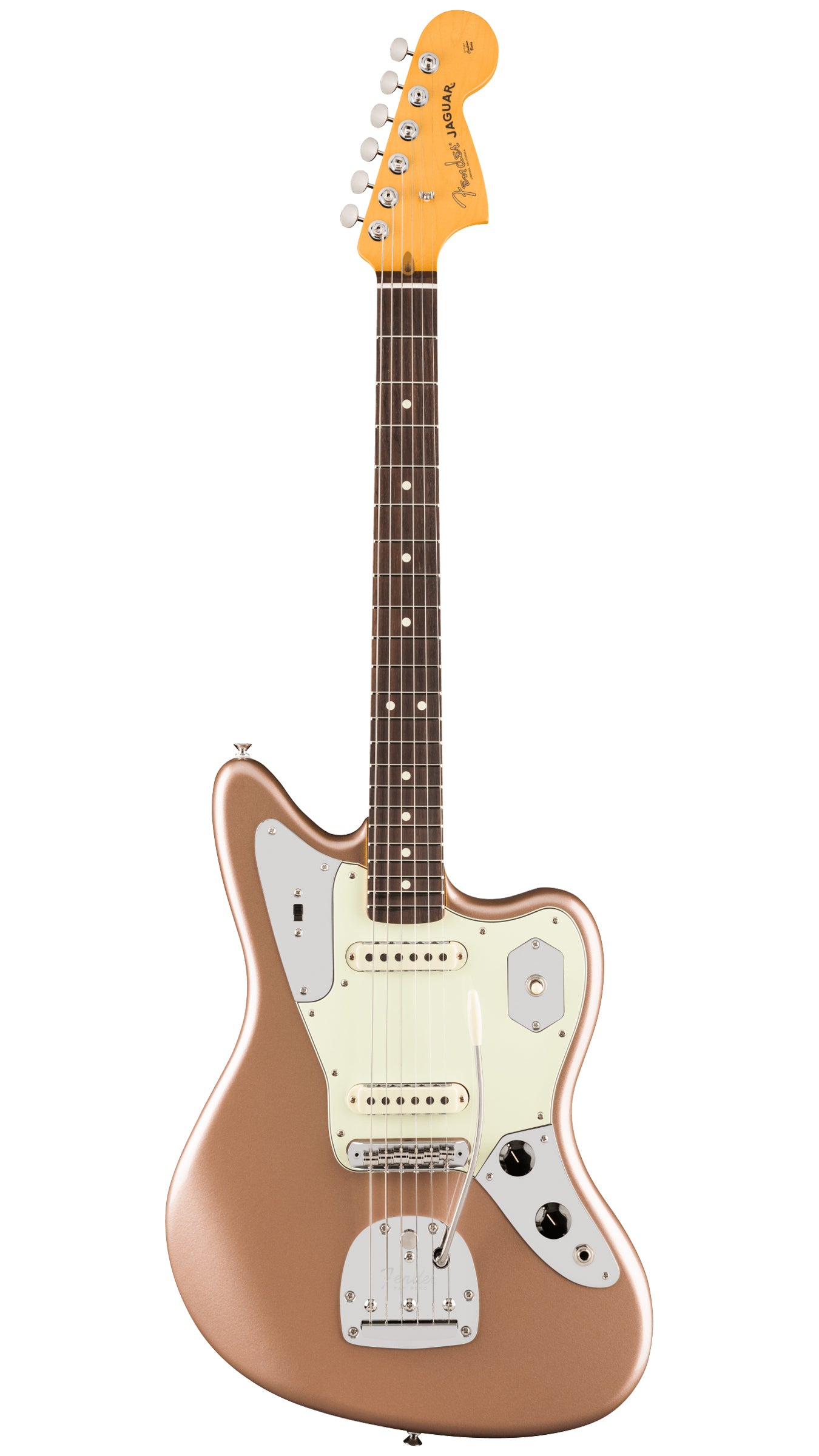 Fender American Professional Classic Jaguar (Rosewood Fingerboard, Faded Firemist Gold)
