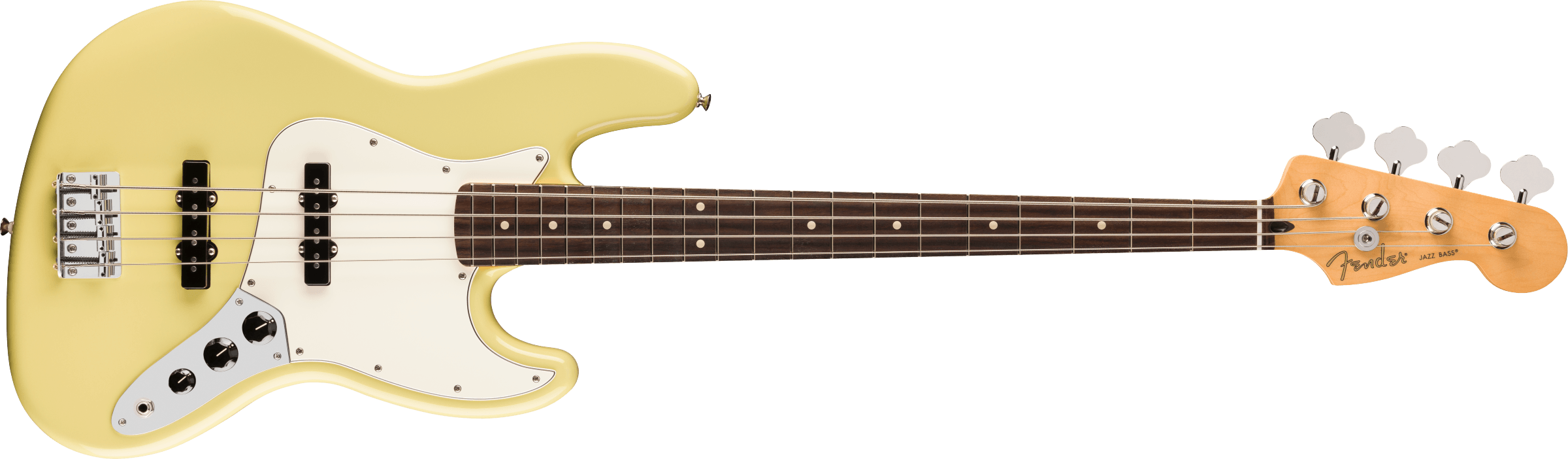 Fender Player II Jazz Bass (Rosewood Fingerboard, Hialeah Yellow)