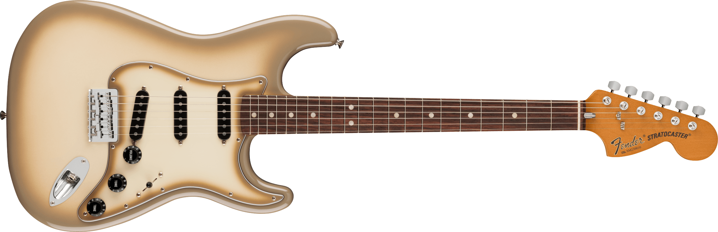 Fender 70th Anniversary Antigua Stratocaster (Rosewood Fingerboard, Antigua)