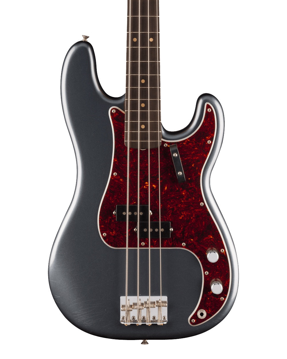 Fender Limited Edition Vintera II Road Worn '60s Precision Bass (Rosewood Fingerboard, Charcoal Frost Metallic)