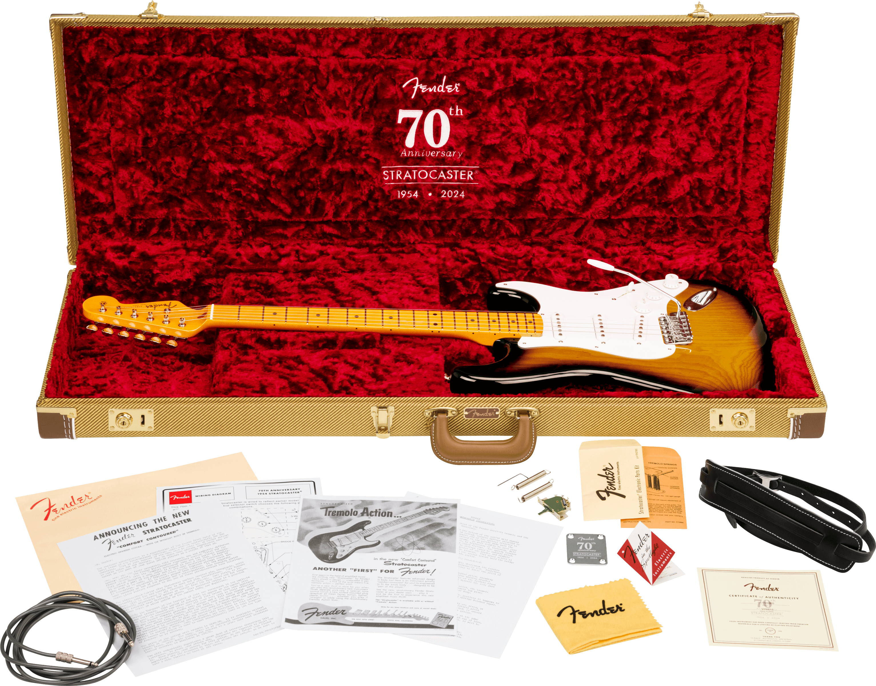 Fender 70th Anniversary American Vintage ll Stratocaster (2 Colour Sunburst)