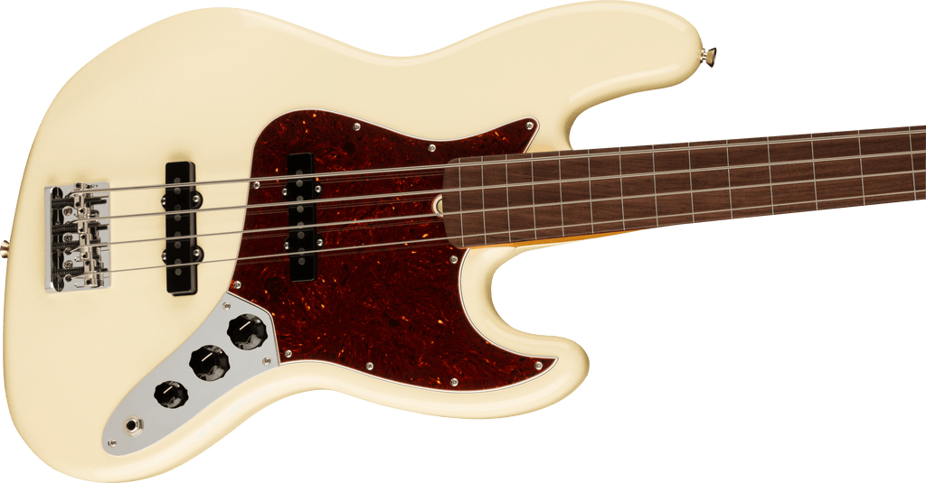 Fender American Professional II Jazz Bass Fretless (Rosewood, Olympic White)