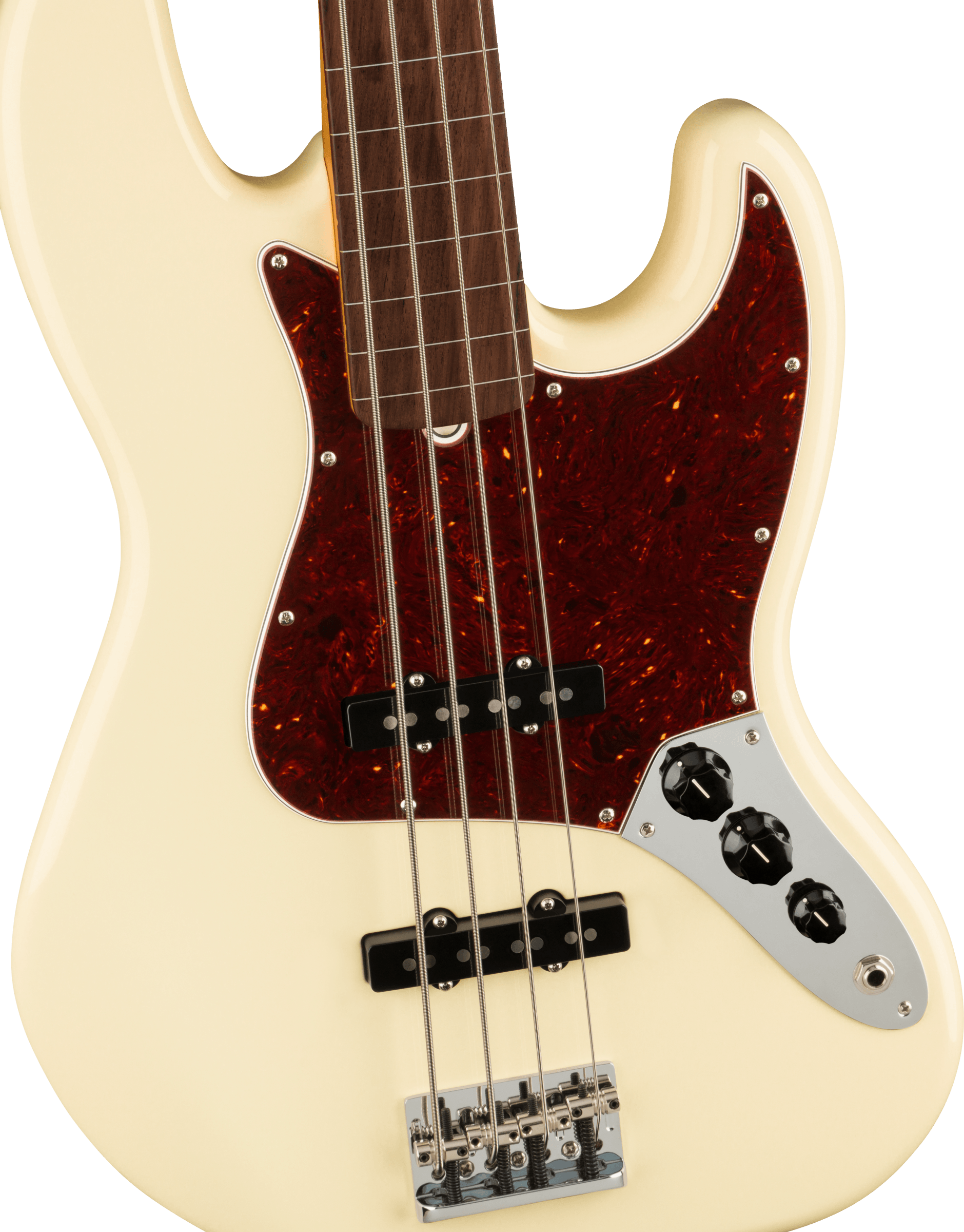 Fender American Professional II Jazz Bass Fretless (Rosewood, Olympic White)