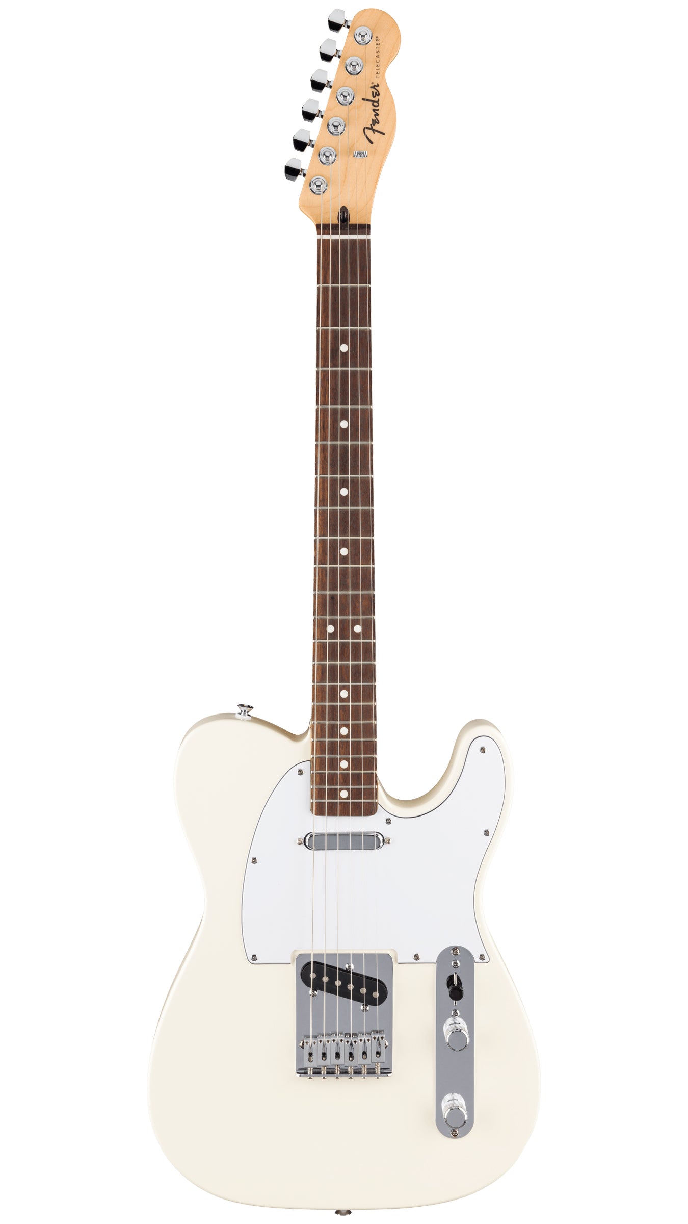 Fender Standard Telecaster (Laurel Fingerboard, White Pickguard, Olympic White)