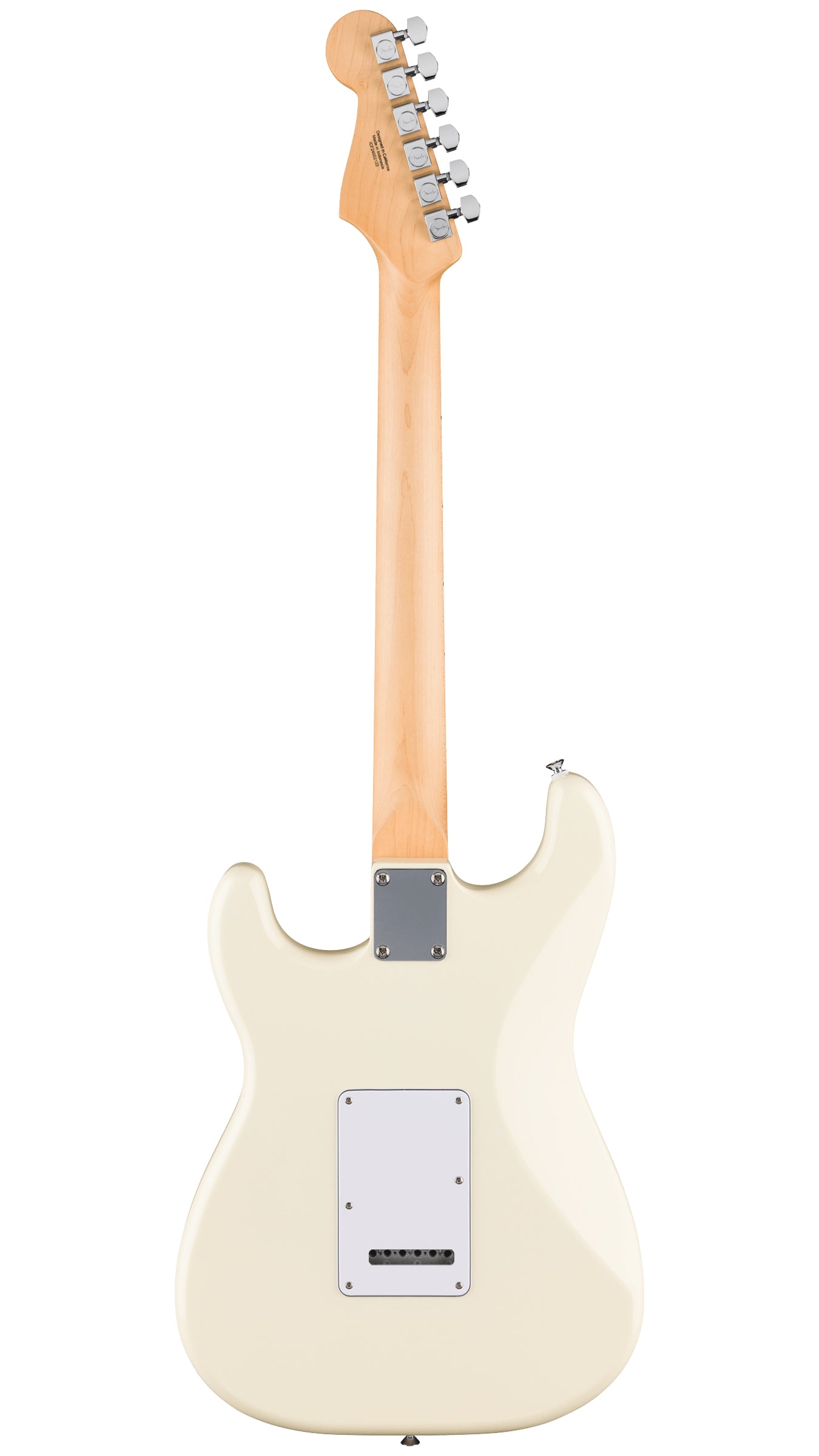 Fender Standard Stratocaster (Maple Fingerboard, White Pickguard, Olympic White)