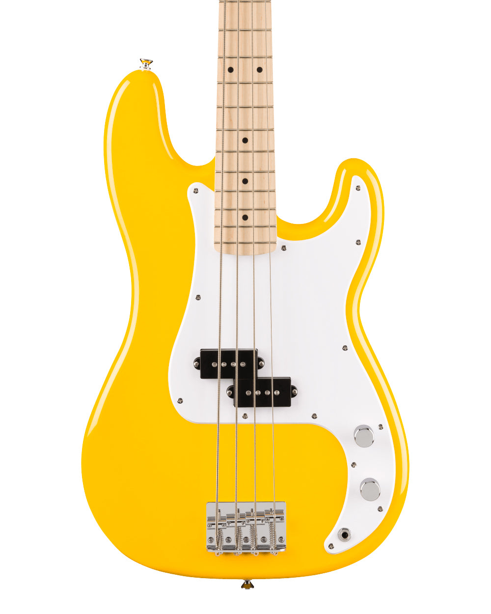 Squier FSR Squier Sonic Precision Bass (Maple Fingerboard, White Pickguard, Graffiti Yellow)