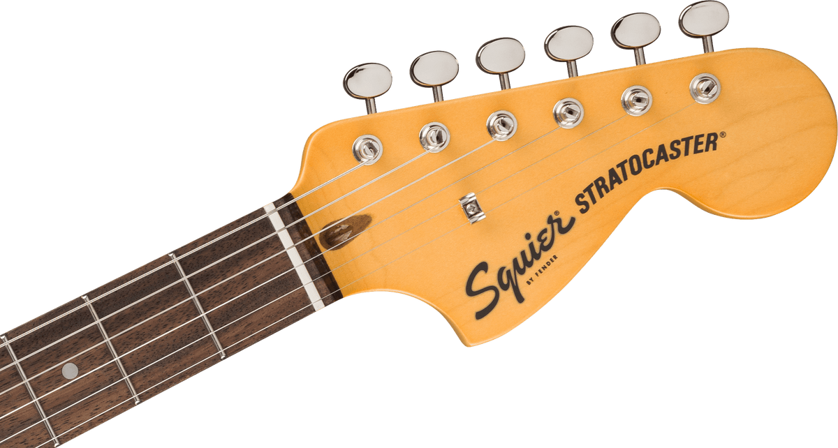 Squier Classic Vibe '70s Stratocaster HT HSS (Laurel Fingerboard, Black Pickguard, Olympic White)