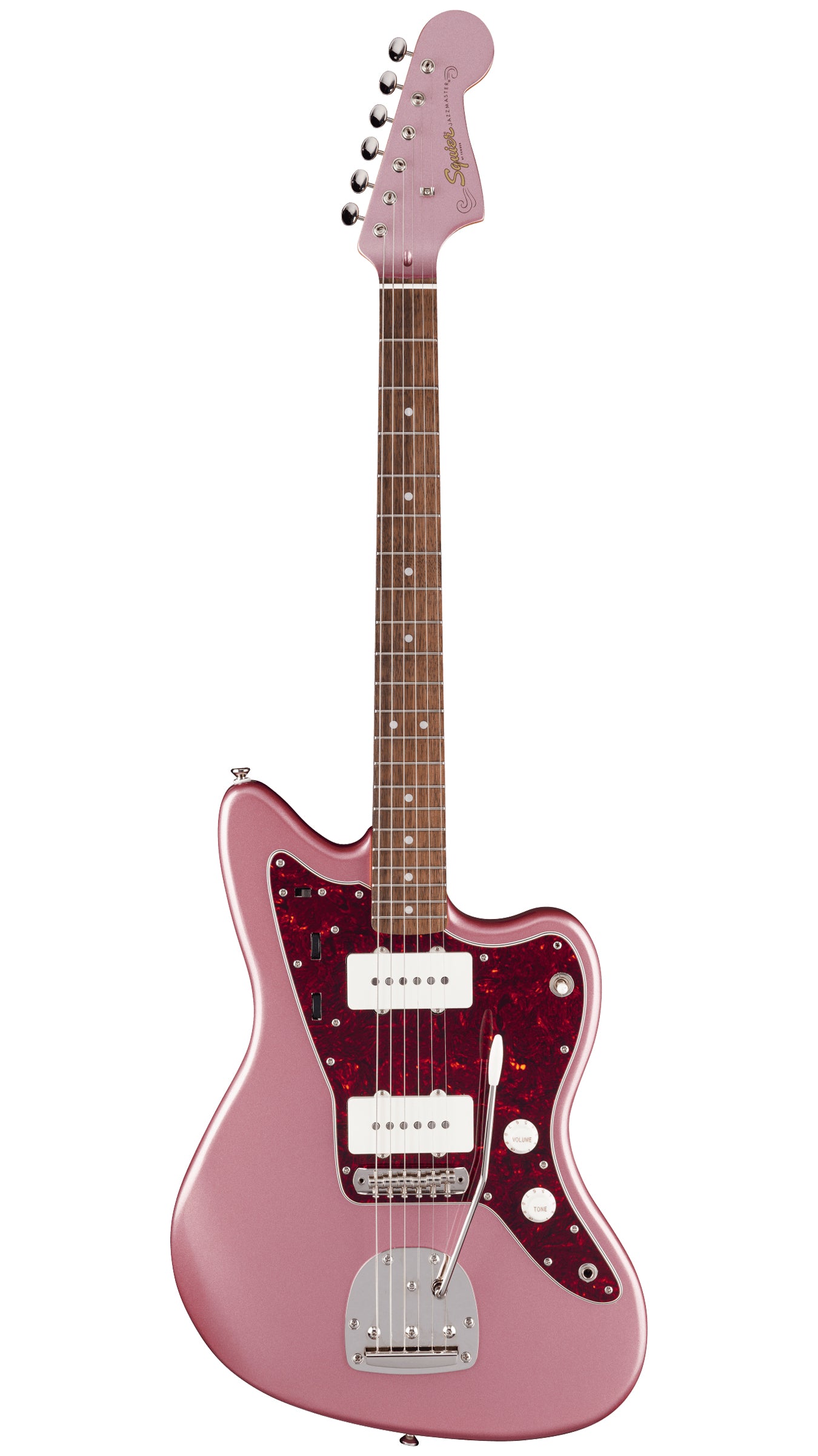 Squier FSR Classic Vibe 60s Jazzmaster (Laurel Fingerboard, Tortoishell Pickguard, Matching Headstock, Burgundy Mist)