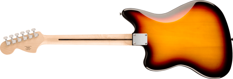 Squier Affinity Series Jaguar  (Laurel Fingerboard, Black Pickguard, 3-Color Sunburst)