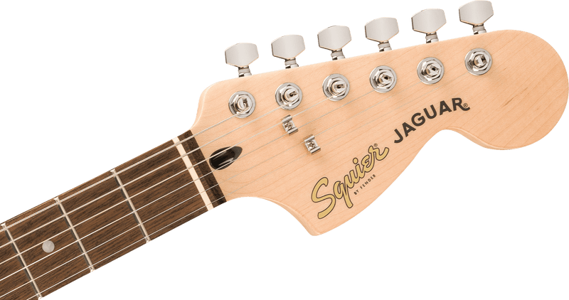 Squier Affinity Series Jaguar  (Laurel Fingerboard, Black Pickguard, 3-Color Sunburst)