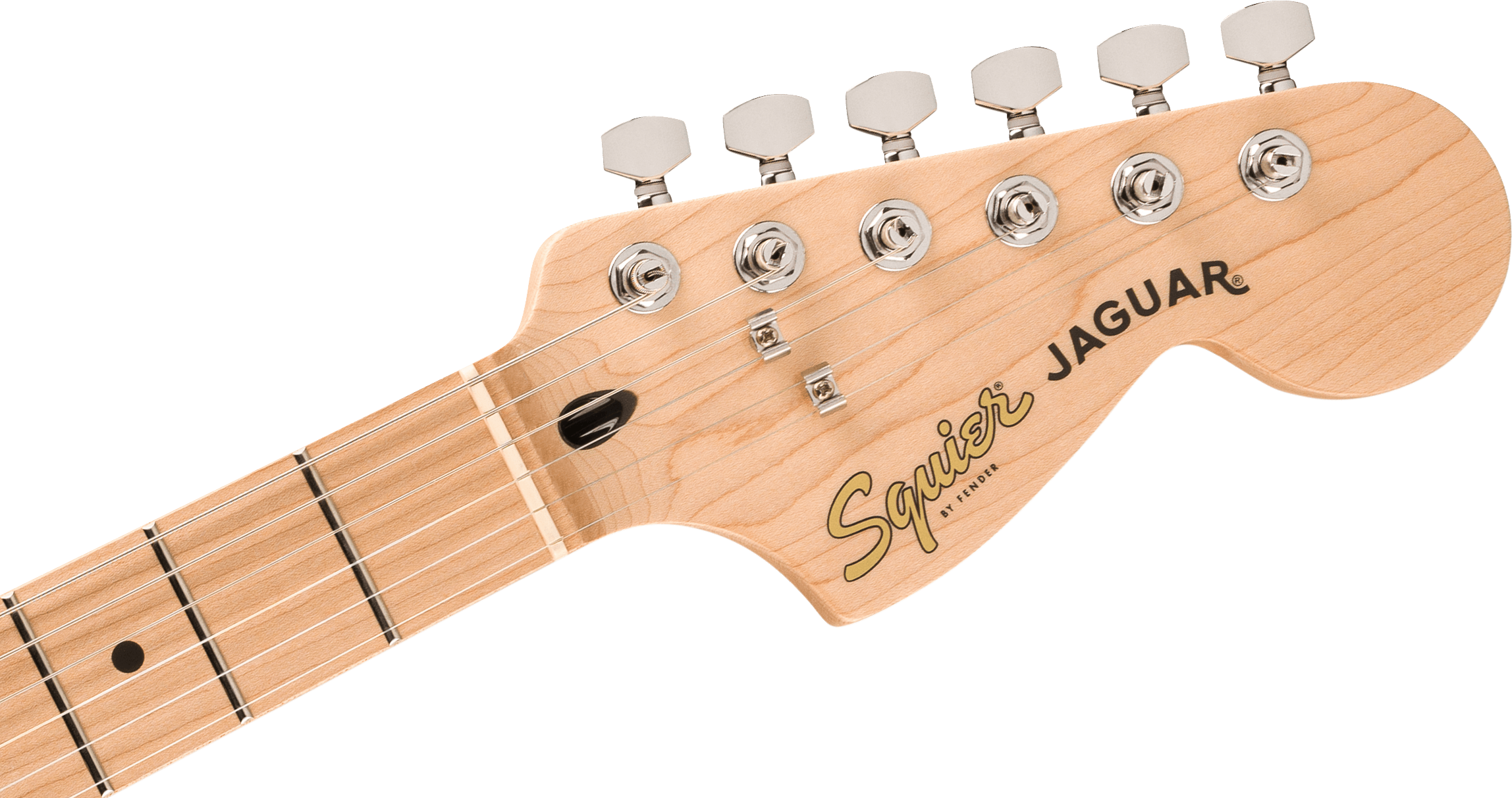 Squier Affinity Series Jaguar (Maple Fingerboard, White Pickguard, Mystic Metallic Brown)