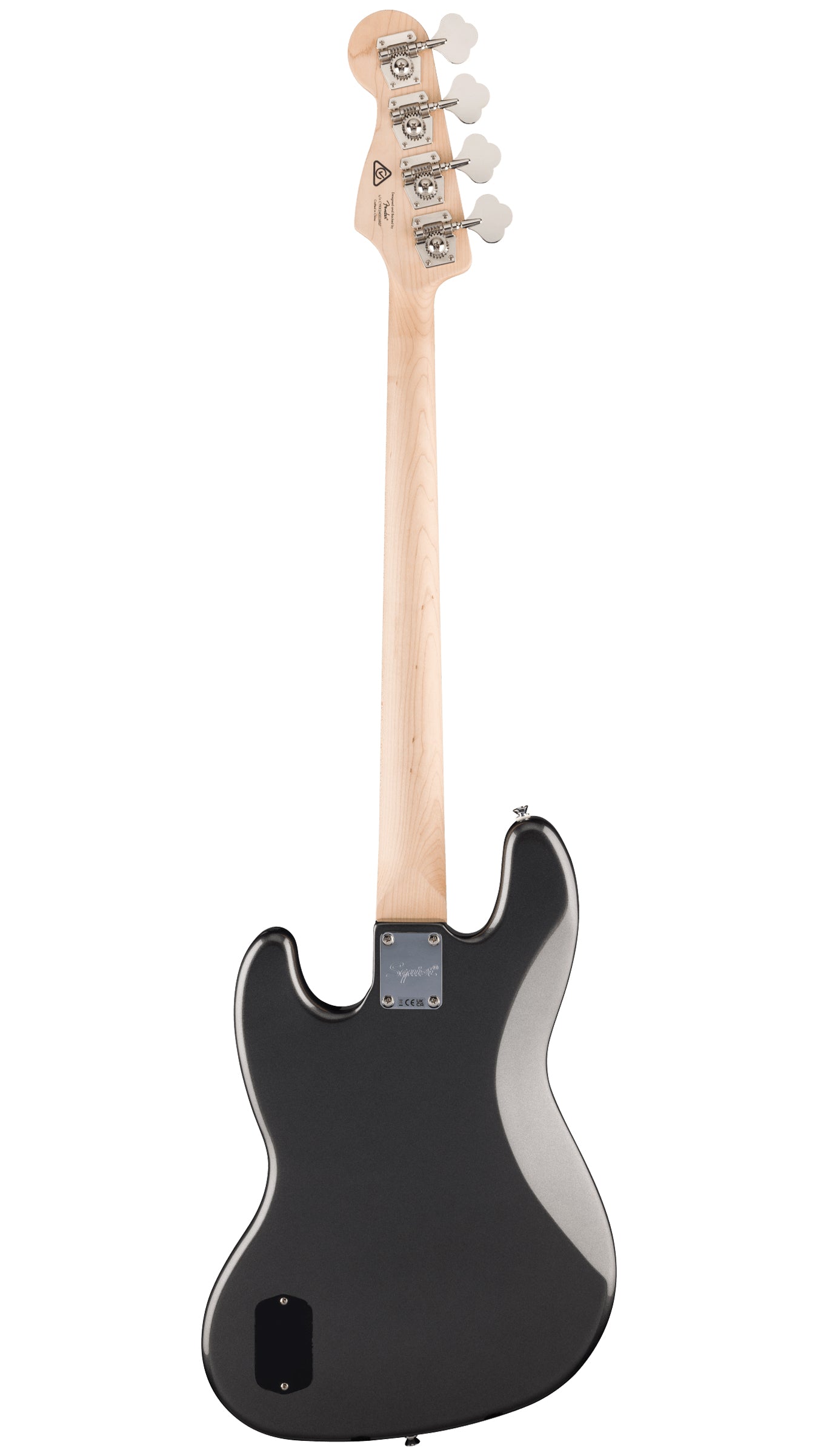 Squier FSR Affinity Series Active Jazz Bass (Maple Fingerboard, Charcoal Frost Metallic)