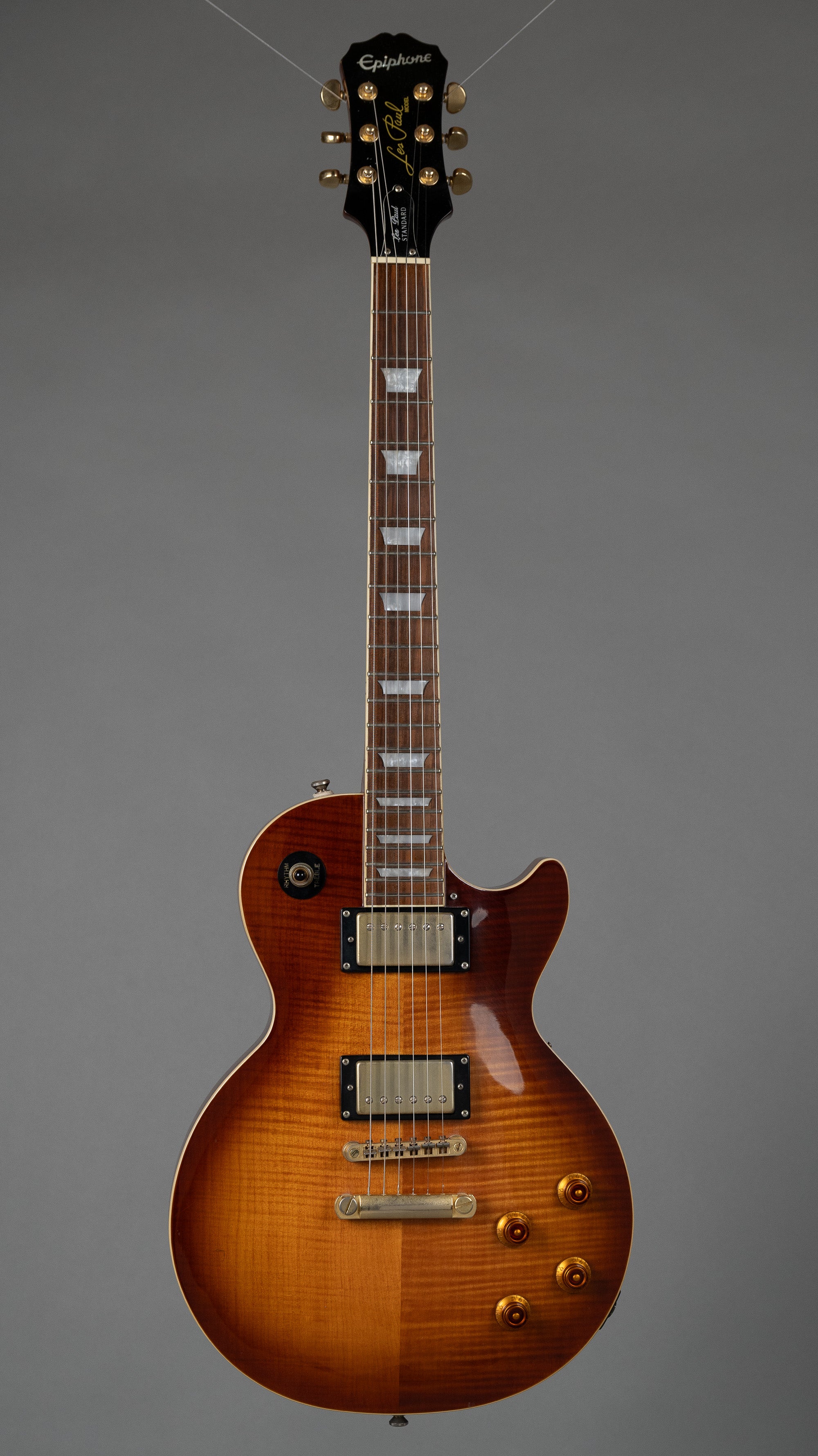 2011 Epiphone Les Paul Standard Plus Top (China, Honeyburst)
