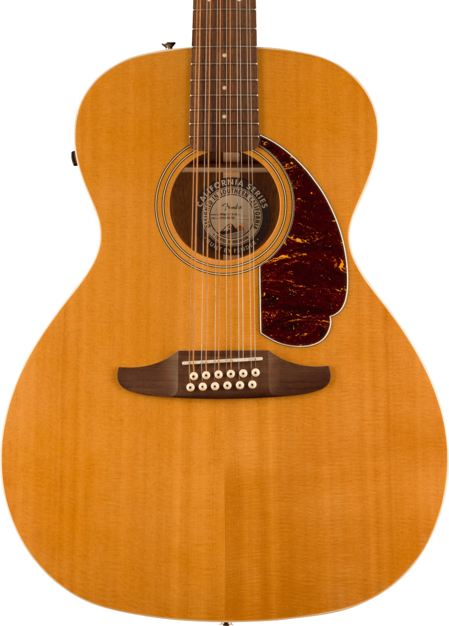 Fender Villager 12-String (Walnut Fingerboard, Tortoiseshell Pickguard, Aged Natural)