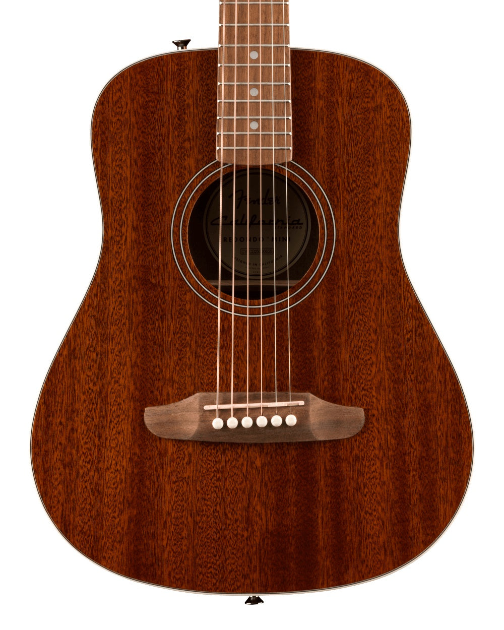 Fender California Standard Redondo Mini (Sapele Top, Natural Sapele, Bag)