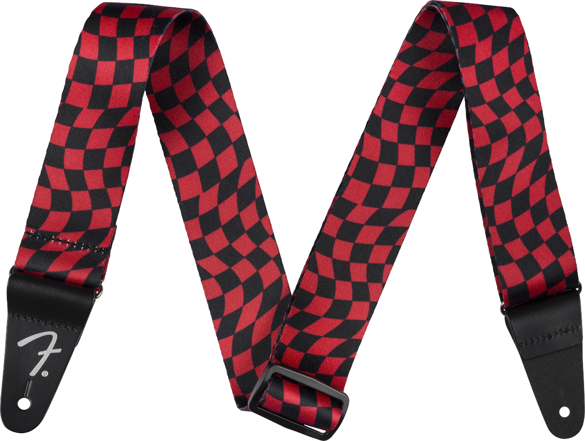 Fender Wavy Checkerboard Poly Strap (Various)