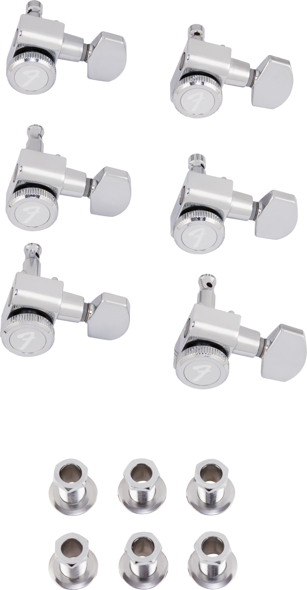 Fender Locking Stratocaster/Telecaster Staggered Tuning Machines (Polished Chrome)