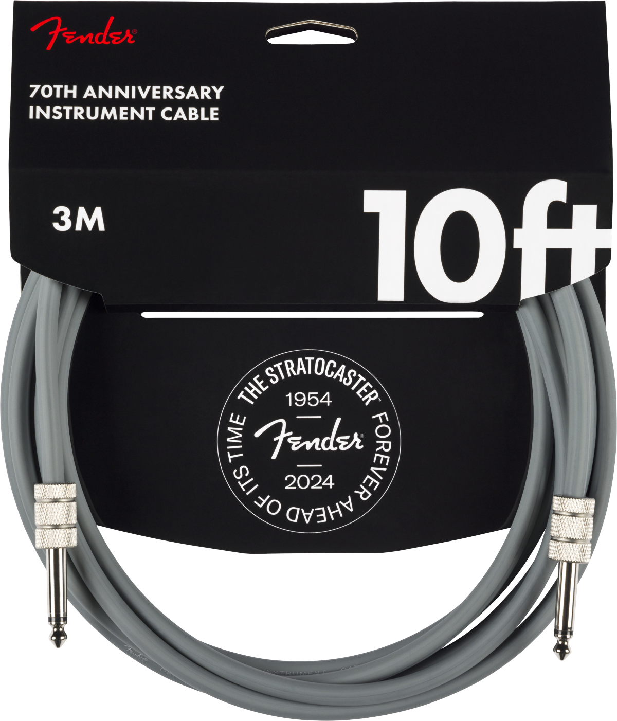 Fender Anniversary Instrument Cable (10ft, Grey)