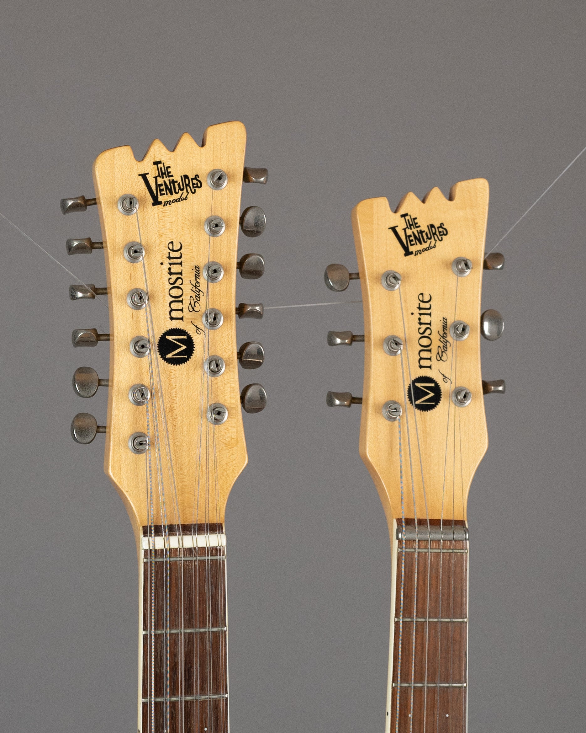 1990s Mosrite 12/6 Double Neck (Japan, Red, OHSC)