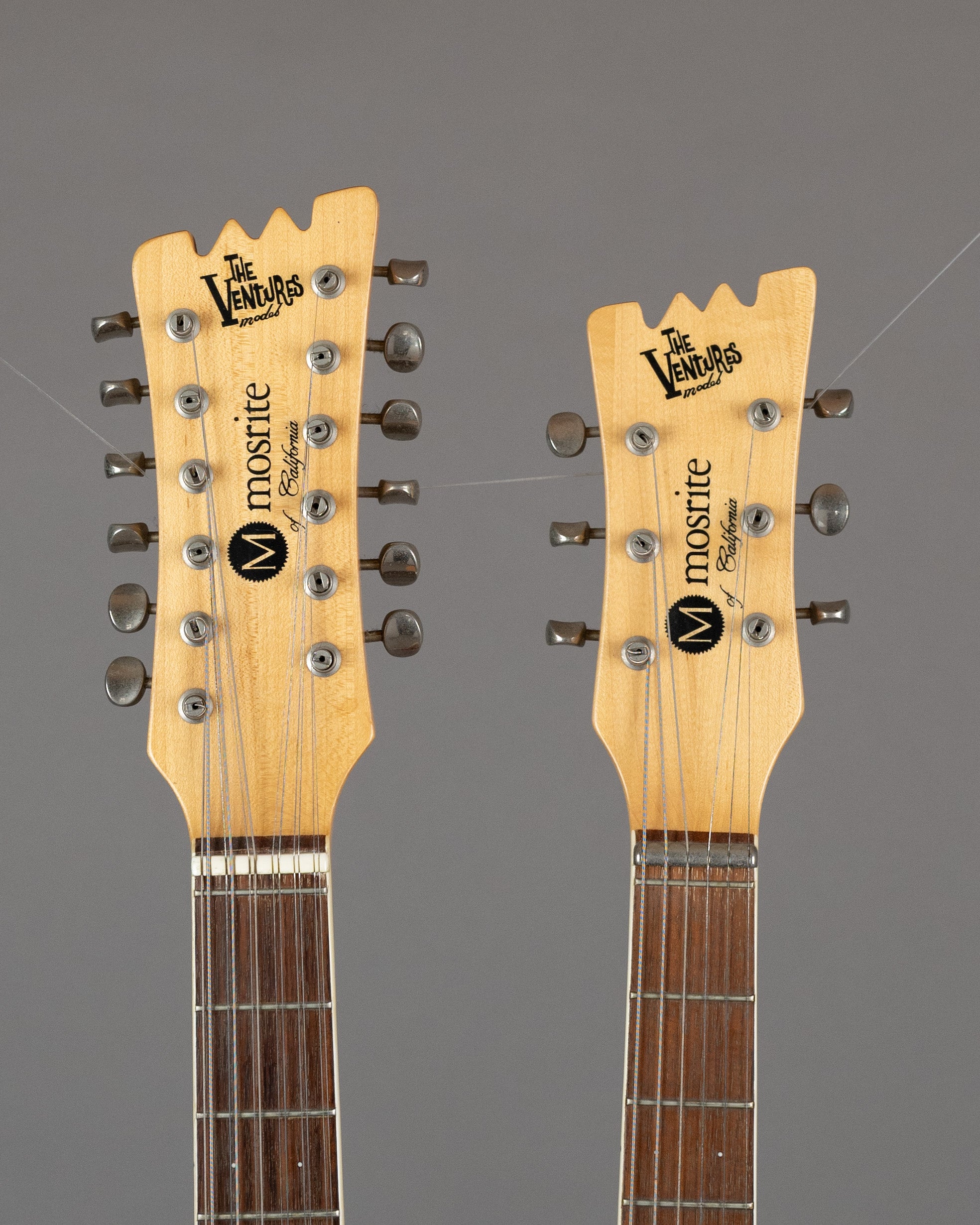 1990s Mosrite 12/6 Double Neck (Japan, Red, OHSC)