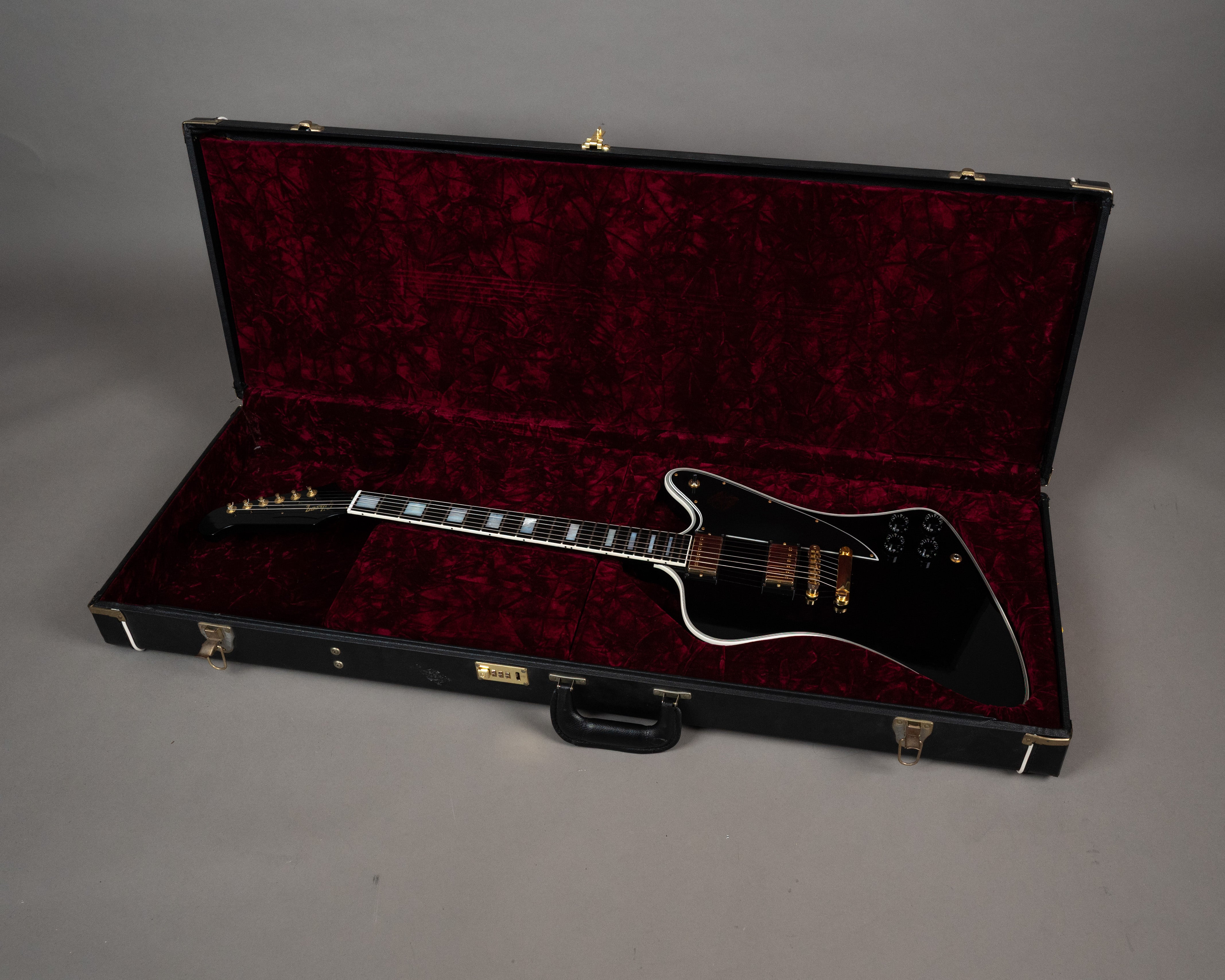2017 Gibson Custom Shop Firebird Custom (USA, Ebony, Ex Nikki Sixx of