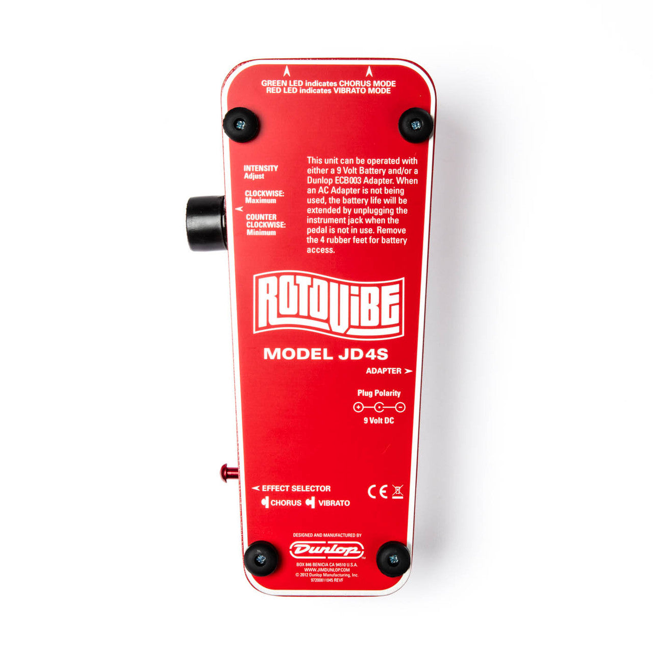 Dunlop Rotovibe Chorus/Vibrato Pedal