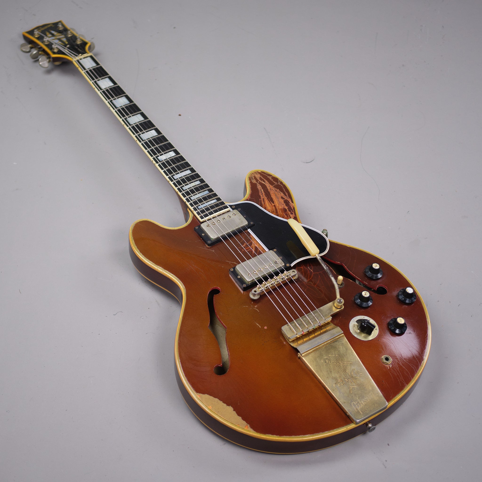 1967 Gibson ES-355TDSV (USA, Sparkling Burgundy Metallic, OHSC)