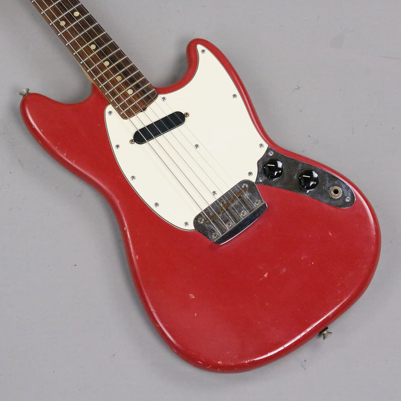 1974 Fender Musicmaster (USA, Dakota Red, HSC)