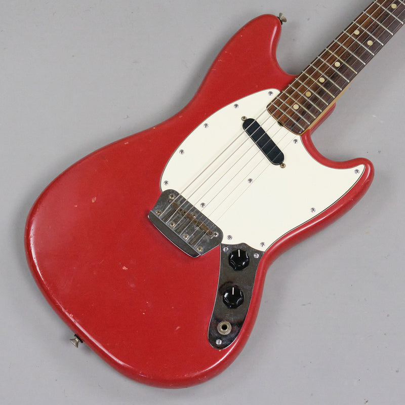 1974 Fender Musicmaster (USA, Dakota Red, HSC)