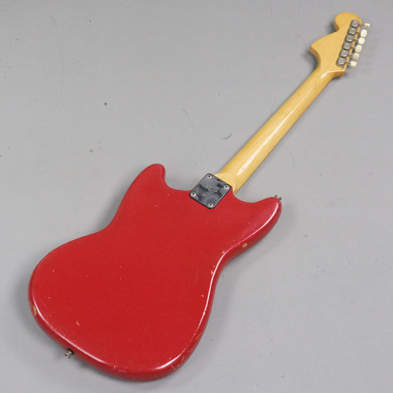 1974 Fender Musicmaster (USA, Dakota Red, HSC)