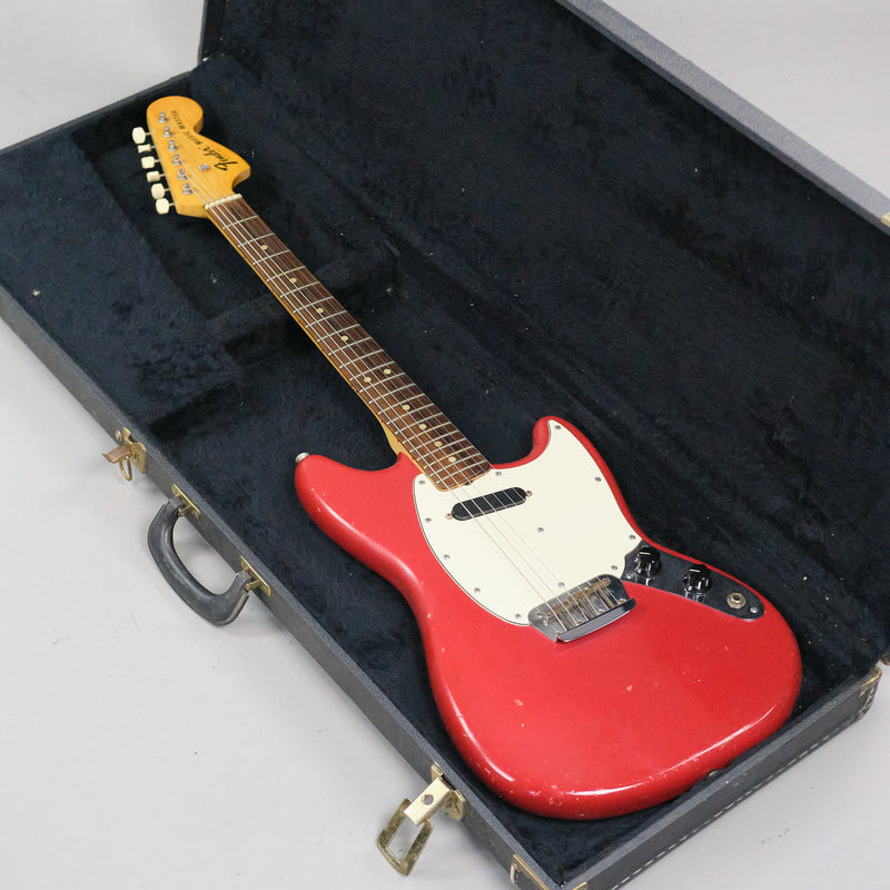 1974 Fender Musicmaster (USA, Dakota Red, HSC)