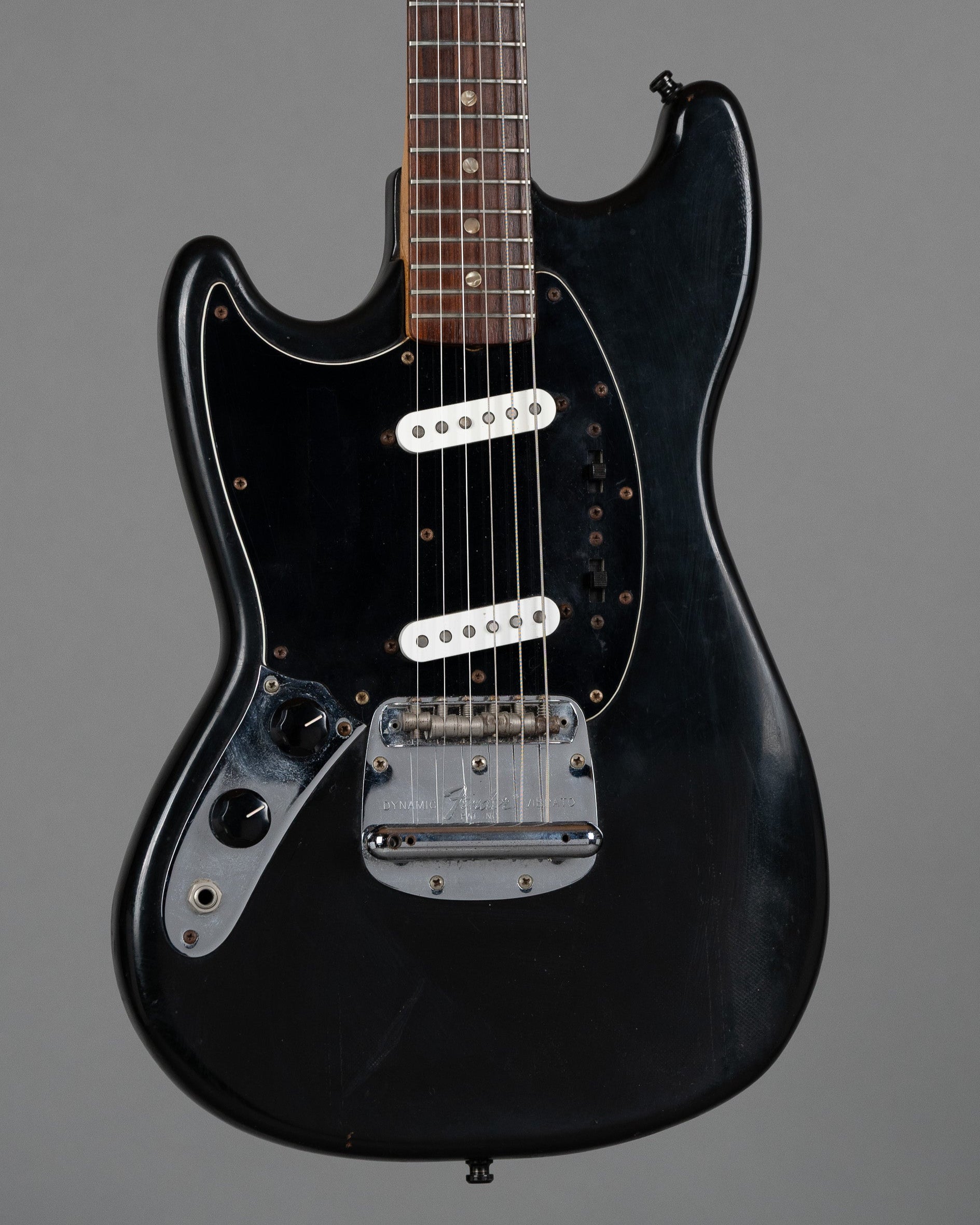 1978 Fender Mustang (USA, Black, Left Handed, OHSC)