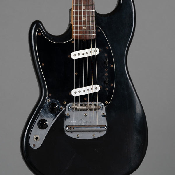 1978 Fender Mustang (USA, Black, Left Handed, OHSC)