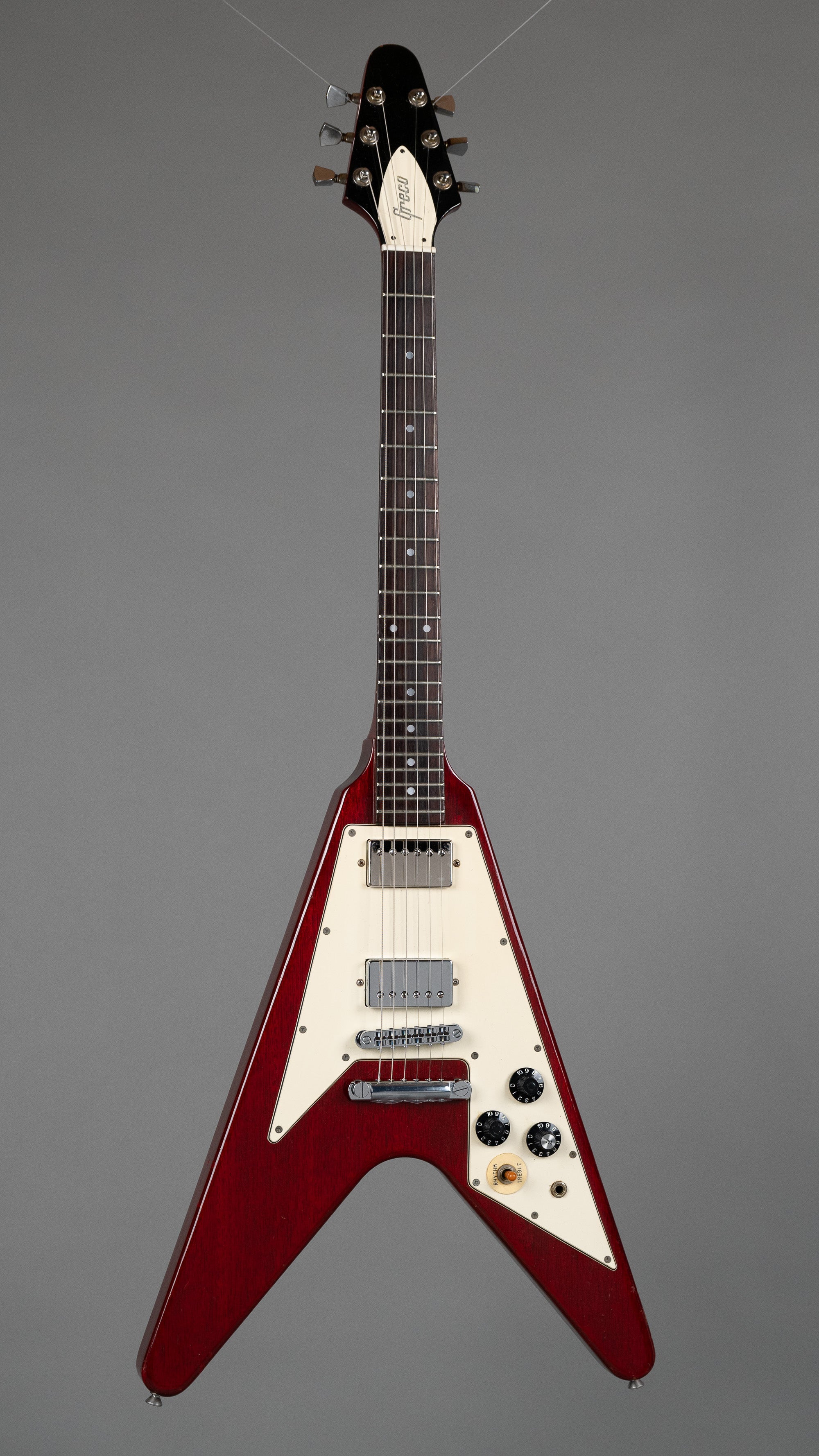 1978 Greco FV-600 Flying V (Japan, Cherry, OHSC)
