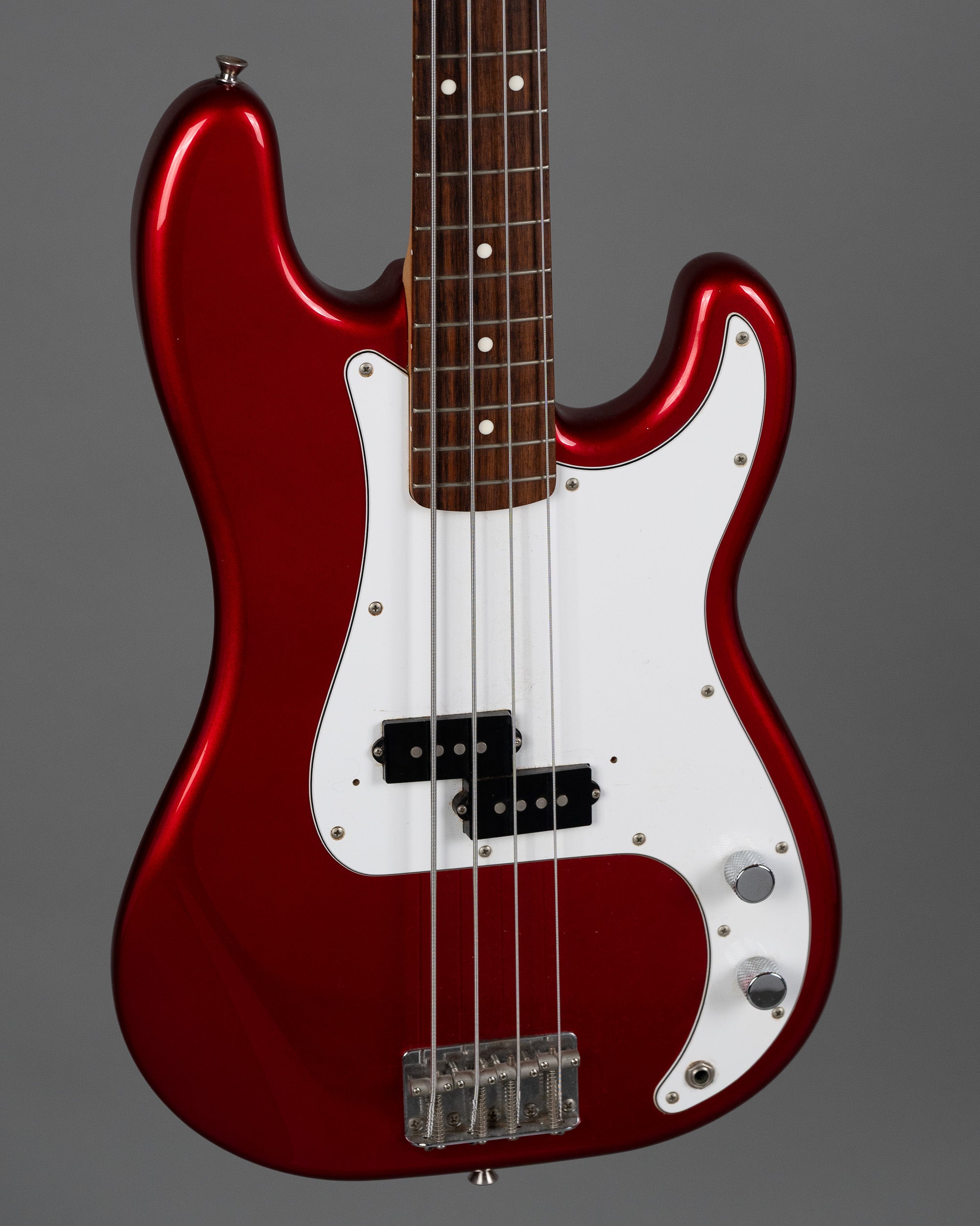1995 Fender Precision Bass (Japan, Candy Apple Red)