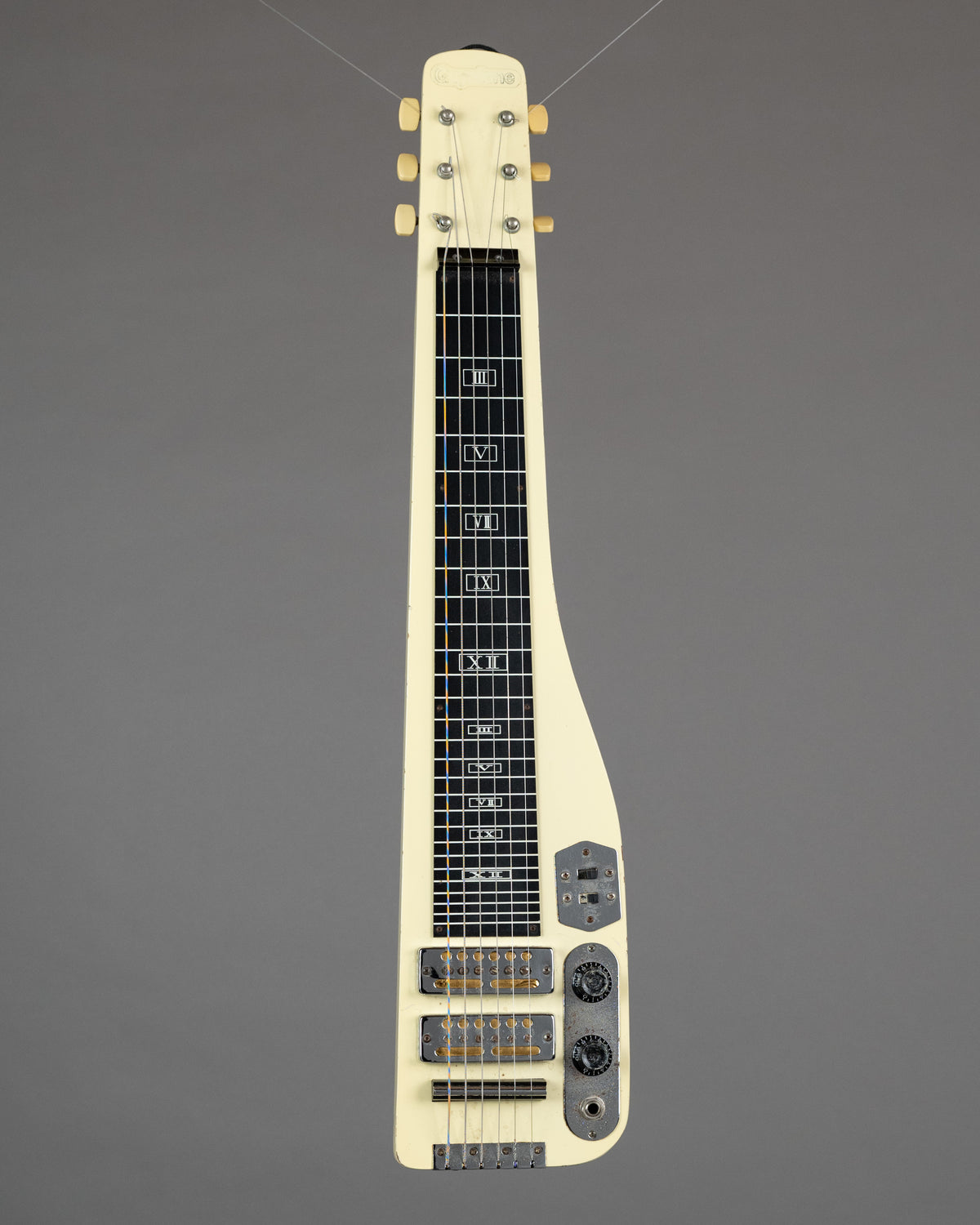 c1960s Guyatone Lap Steel (Japan, White, HSC)