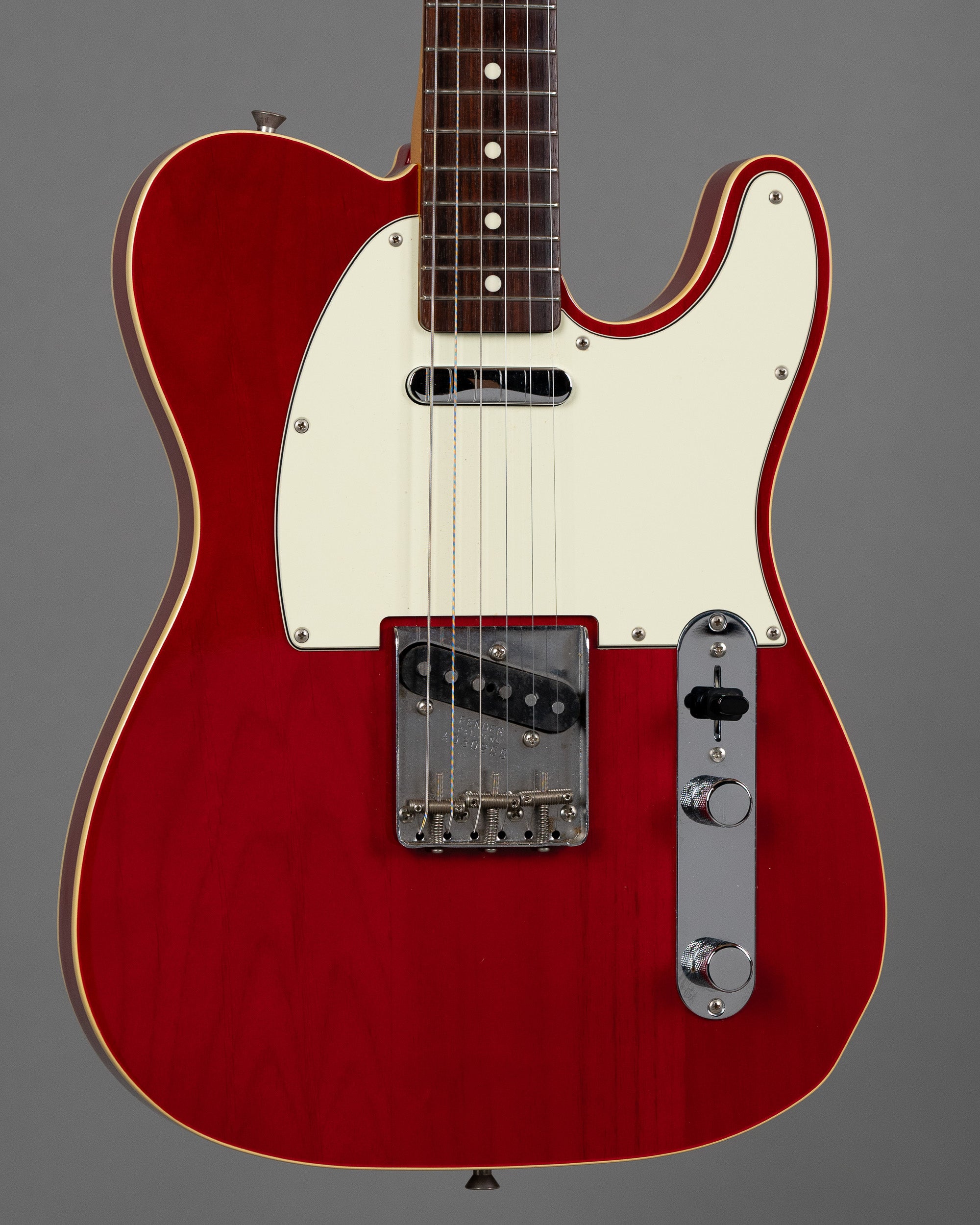 c1997 Fender TL-62B Telecaster (Japan, Transparent Red)