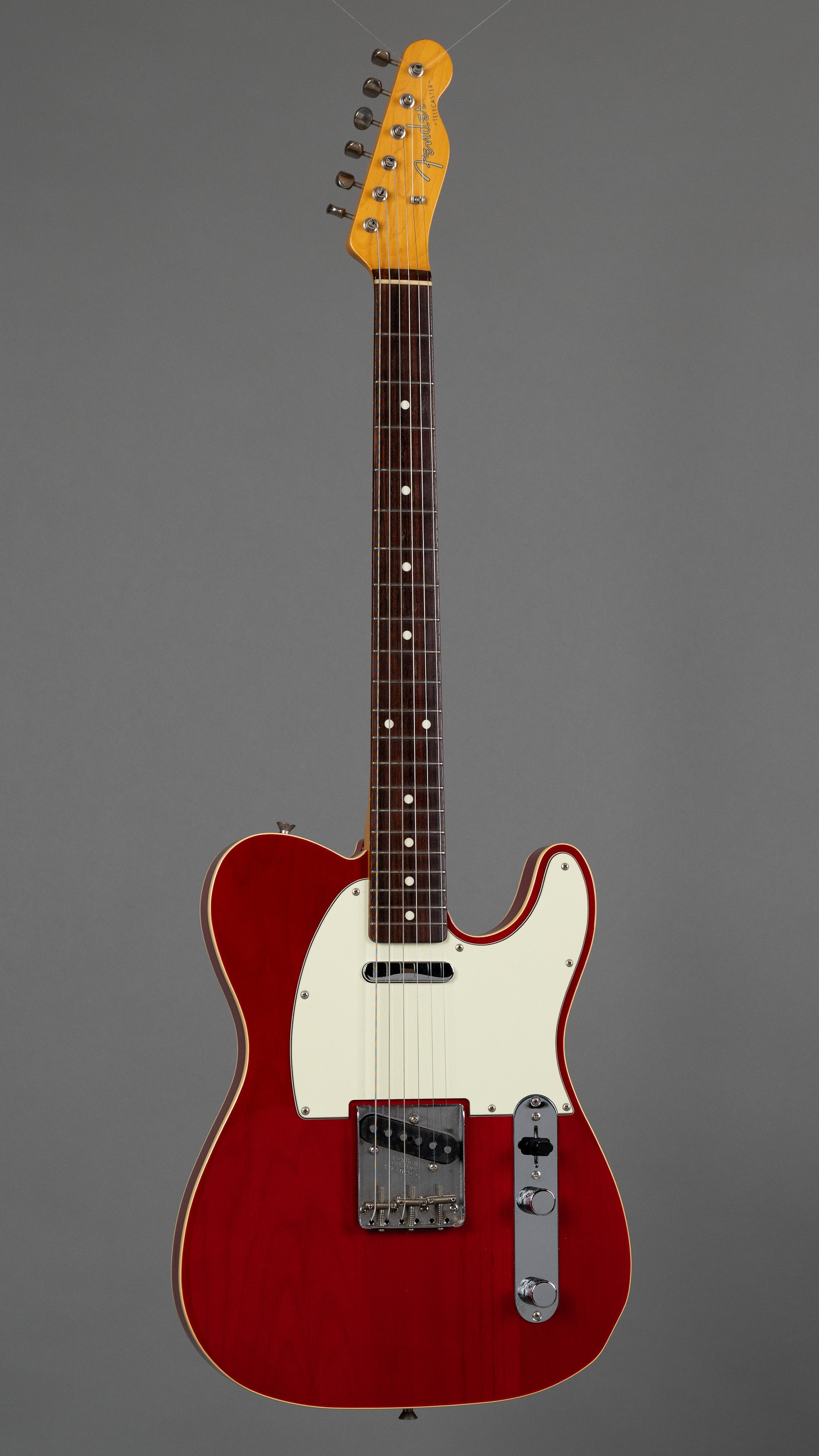 c1997 Fender TL-62B Telecaster (Japan, Transparent Red)