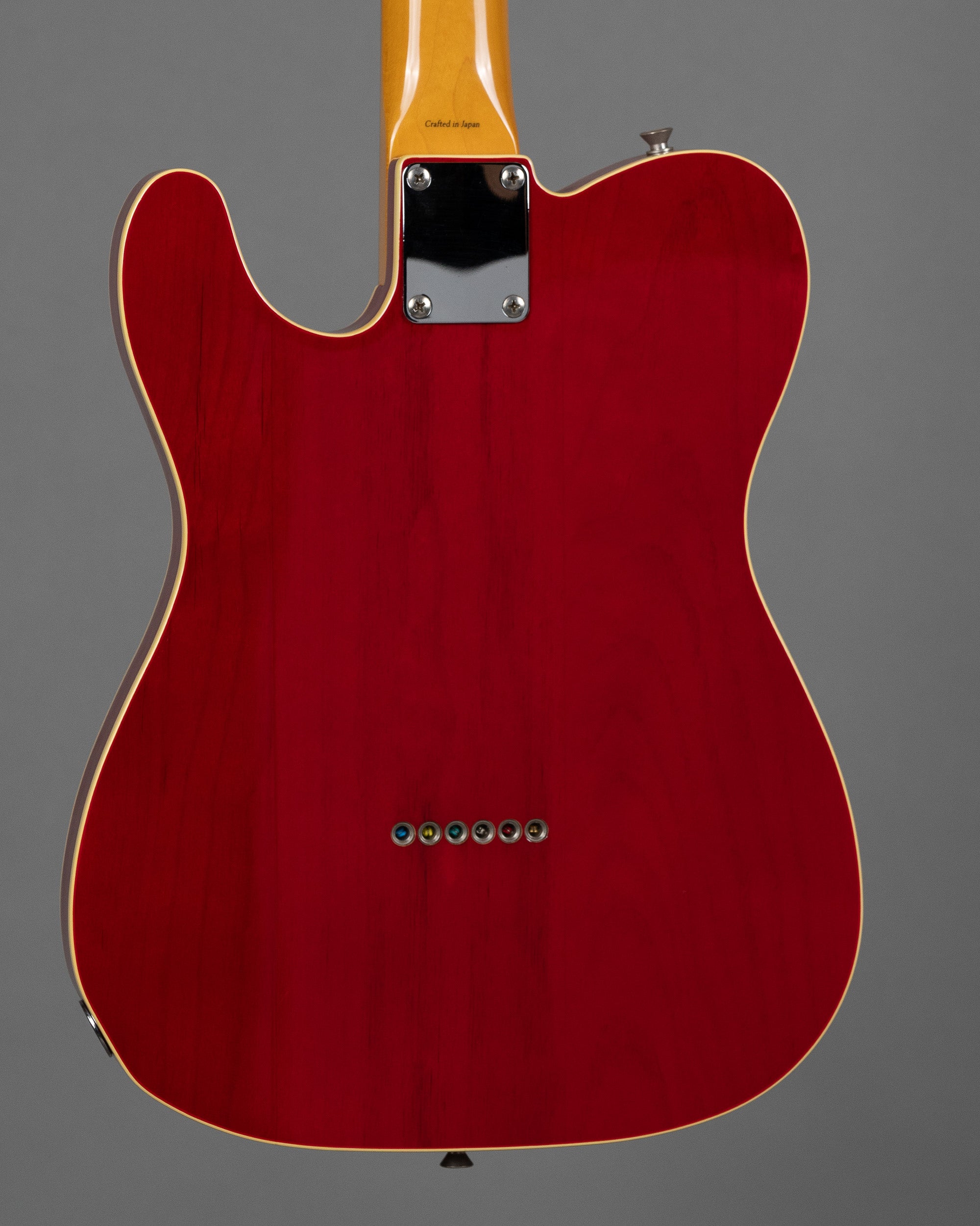 c1997 Fender TL-62B Telecaster (Japan, Transparent Red)