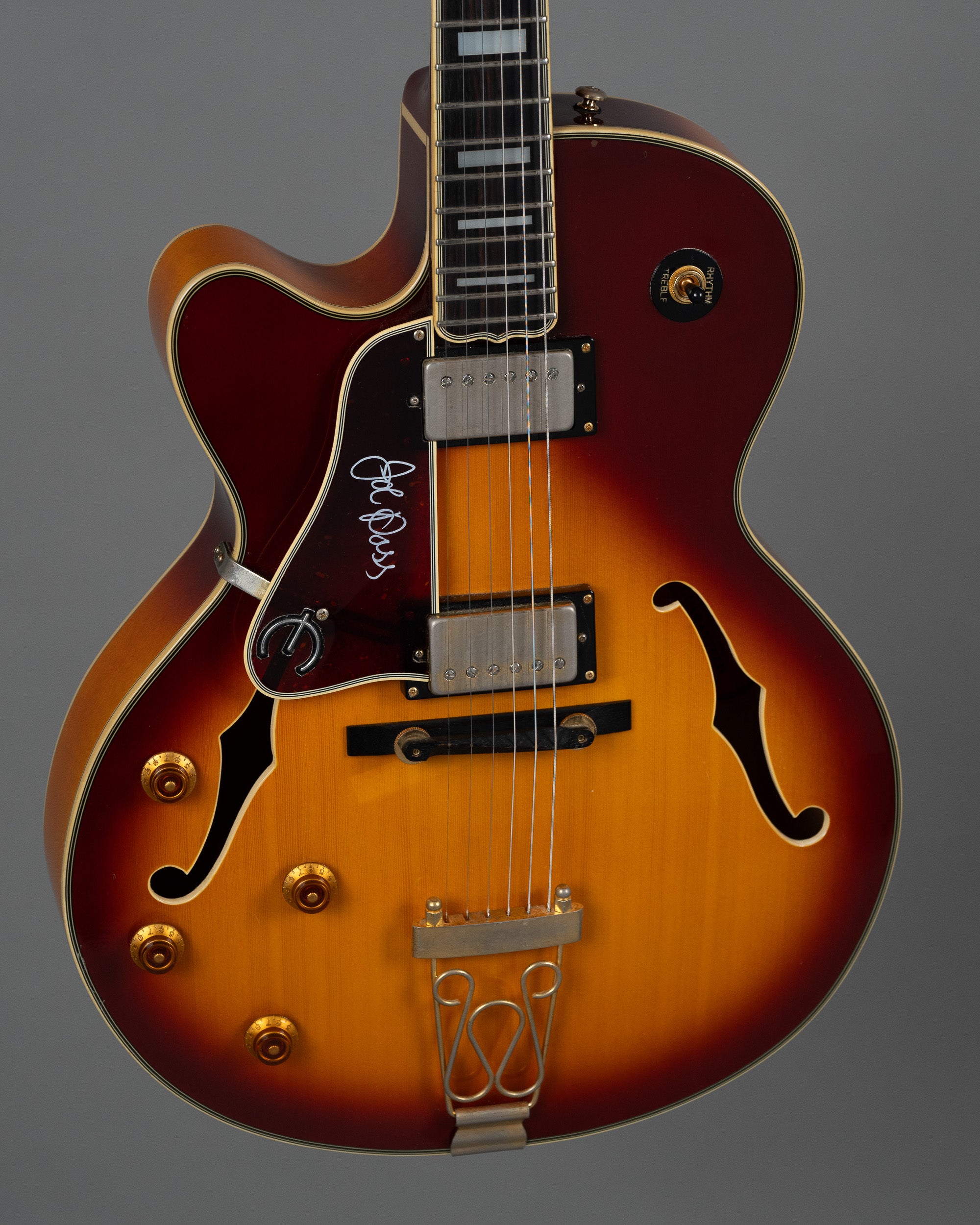 epiphone joe pass emperor韓国製 1999 Epiphone Joe Pass Emperor (Korea, Left Handed, Sunburst)