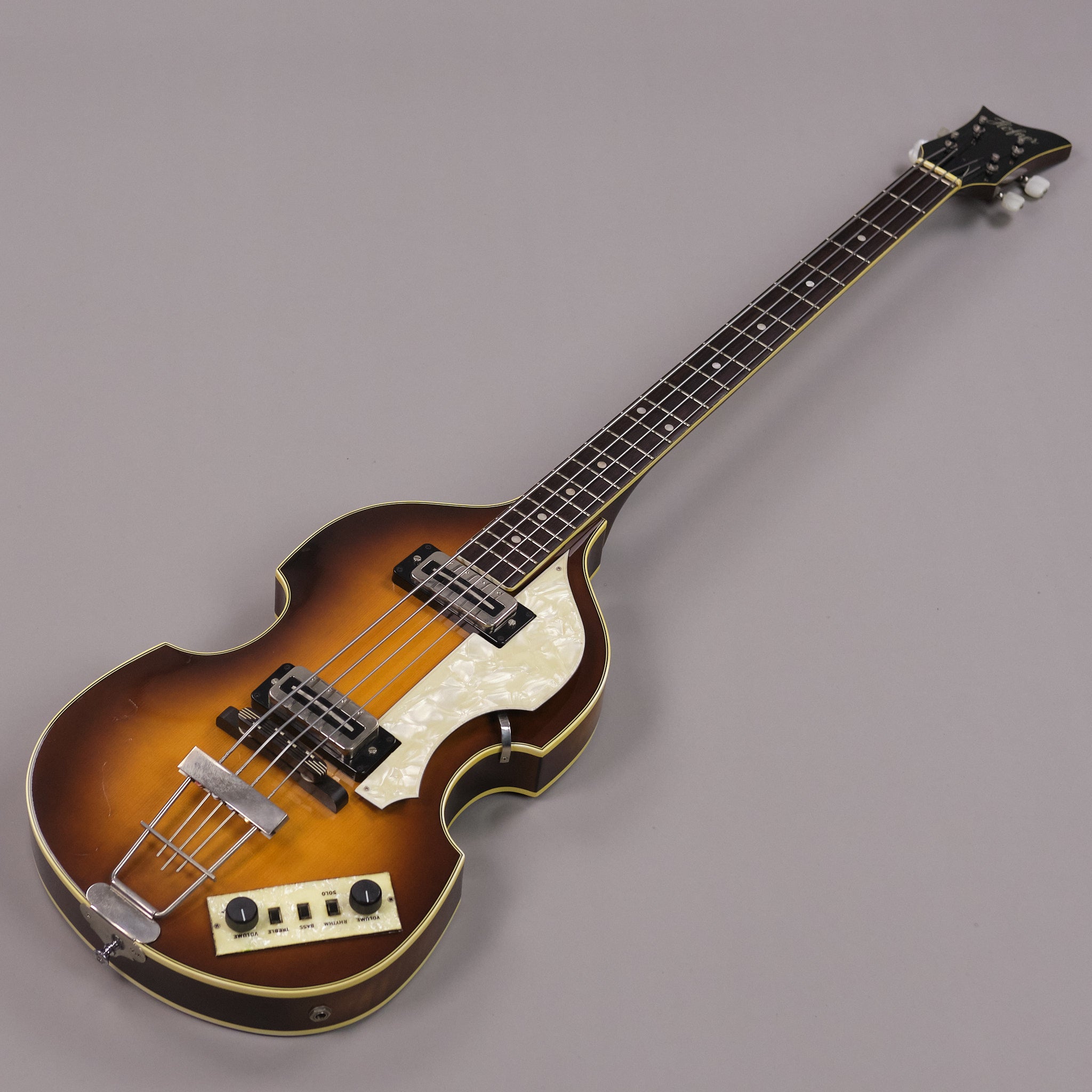 1988 Hofner 500/1 'Viola Bass' (Germany, Sunburst, Blade Pickups, OHSC)